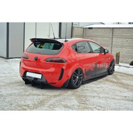 Накладка сплиттер на спойлер багажника на Seat Leon II MS Design